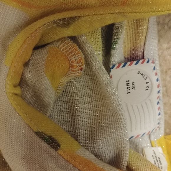 Anthropologie Postmark Cross back sparkle tank - Picture 3 of 5